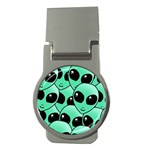 Alien Pattern Money Clip (Round)
