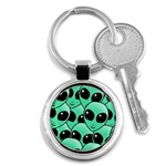 Alien Pattern Key Chain (Round)