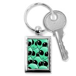 Alien Pattern Key Chain (Rectangle)