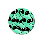 Alien Pattern Magnet 3  (Round)