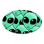 Alien Pattern Magnet (Oval)