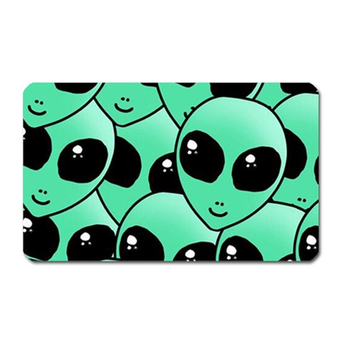 Alien Pattern Magnet (Rectangular) from ArtsNow.com Front