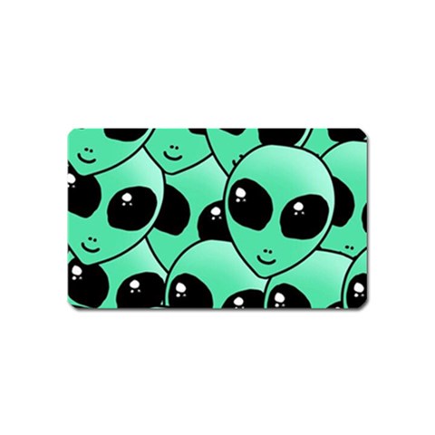 Alien Pattern Magnet (Name Card) from ArtsNow.com Front