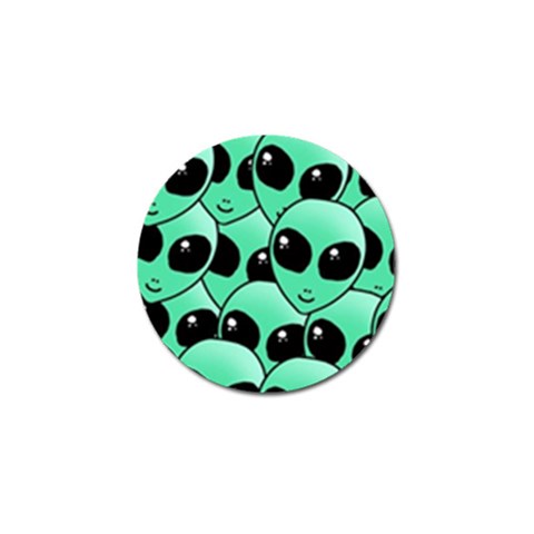 Alien Pattern Golf Ball Marker (10 pack) from ArtsNow.com Front