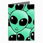 Alien Pattern Greeting Card