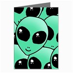 Alien Pattern Greeting Cards (Pkg of 8)