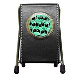 Alien Pattern Pen Holder Desk Clock