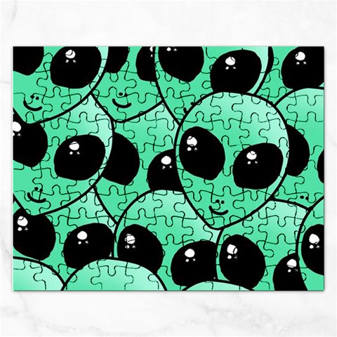 Alien Pattern Jigsaw Puzzle (Rectangular) from ArtsNow.com Front