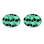 Alien Pattern Cufflinks (Oval)