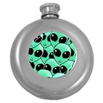 Alien Pattern Hip Flask (5 oz)