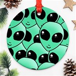 Alien Pattern Round Ornament (Two Sides)