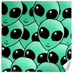 Alien Pattern Canvas 12  x 12 