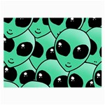 Alien Pattern Large Glasses Cloth