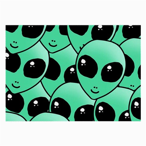 Alien Pattern Large Glasses Cloth (2 Sides) from ArtsNow.com Front