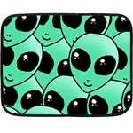 Alien Pattern Double Sided Fleece Blanket (Mini)