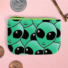 Alien Pattern Mini Coin Purse from ArtsNow.com Front
