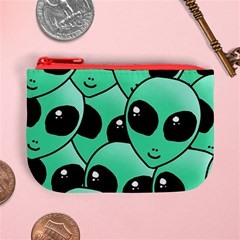 Alien Pattern Mini Coin Purse from ArtsNow.com Front