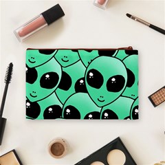 Alien Pattern Cosmetic Bag (Medium) from ArtsNow.com Back