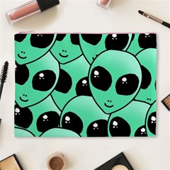 Alien Pattern Cosmetic Bag (XL) from ArtsNow.com Front