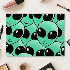 Alien Pattern Cosmetic Bag (XL) from ArtsNow.com Back