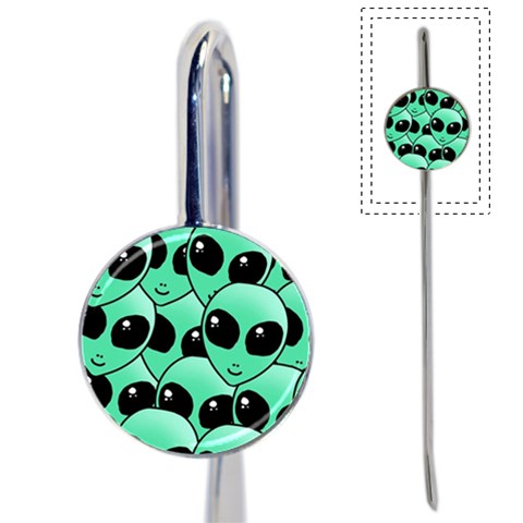 Alien Pattern Book Mark from ArtsNow.com Front