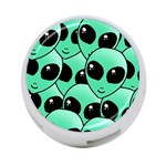 Alien Pattern 4-Port USB Hub (One Side)