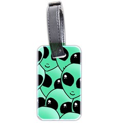 Alien Pattern Luggage Tag (two sides) from ArtsNow.com Back
