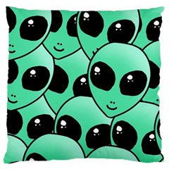 Alien Pattern Large Cushion Case (Two Sides) from ArtsNow.com Front