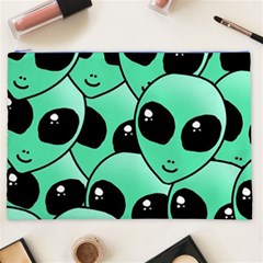 Alien Pattern Cosmetic Bag (XXL) from ArtsNow.com Front