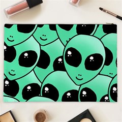 Alien Pattern Cosmetic Bag (XXL) from ArtsNow.com Back