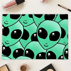 Alien Pattern Cosmetic Bag (XXL) from ArtsNow.com Back