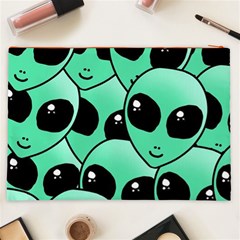 Alien Pattern Cosmetic Bag (XXL) from ArtsNow.com Back