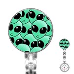 Alien Pattern Stainless Steel Nurses Watch