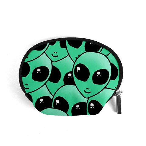 Alien Pattern Accessory Pouch (Small) from ArtsNow.com Front