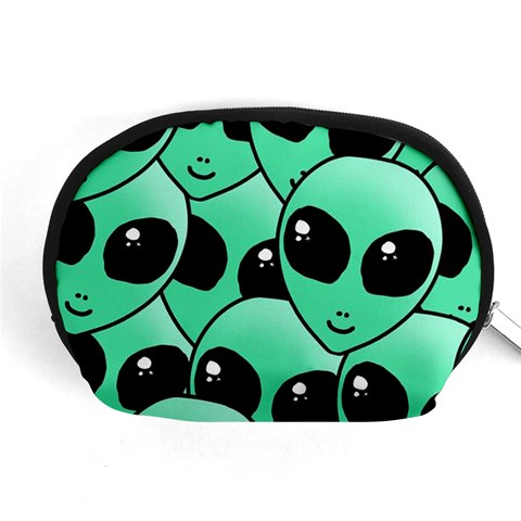 Alien Pattern Accessory Pouch (Medium) from ArtsNow.com Front