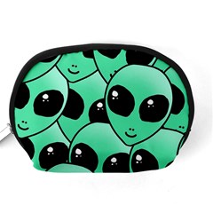 Alien Pattern Accessory Pouch (Medium) from ArtsNow.com Back