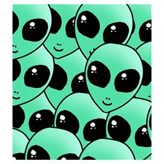 Alien Pattern Drawstring Pouch (Medium) from ArtsNow.com Back