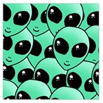 Alien Pattern Large Satin Scarf (Square)