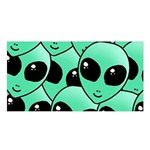 Alien Pattern Satin Shawl