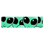 Alien Pattern Satin Scarf (Oblong)