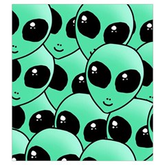 Alien Pattern Drawstring Pouch (XXL) from ArtsNow.com Back