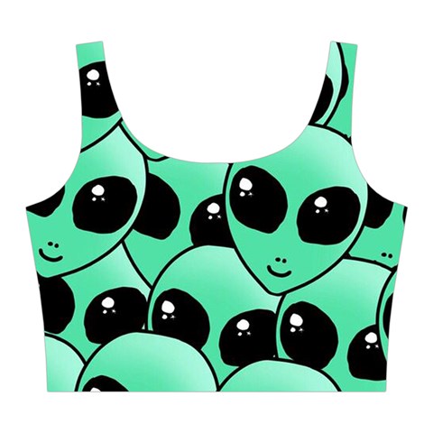 Alien Pattern Midi Sleeveless Dress from ArtsNow.com Top Back