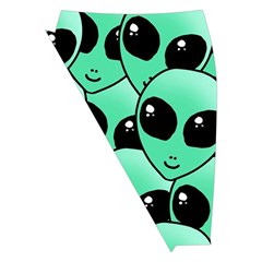 Alien Pattern Midi Wrap Pencil Skirt from ArtsNow.com Front Left
