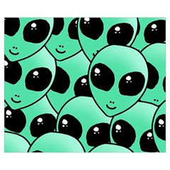 Alien Pattern Medium Tote Bag from ArtsNow.com Front