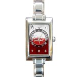 Feyenoord Rotterdam football club FC Logo Rectangle Italian Charm Watch