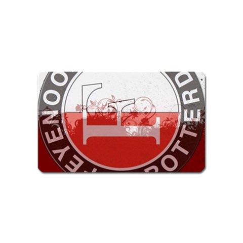 Feyenoord Rotterdam football club FC Logo Magnet (Name Card) from ArtsNow.com Front