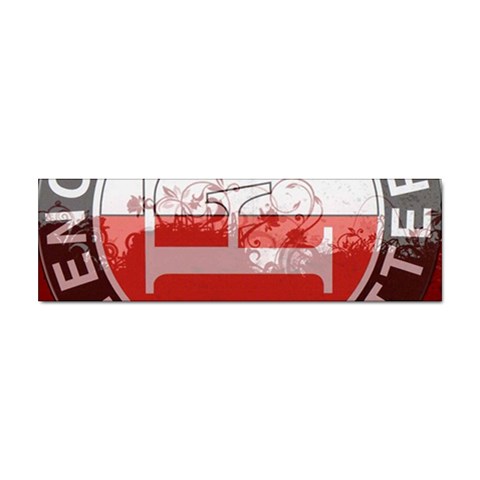 Feyenoord Rotterdam football club FC Logo Sticker Bumper (100 pack) from ArtsNow.com Front