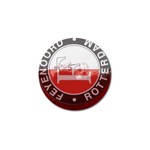 Feyenoord Rotterdam football club FC Logo Golf Ball Marker from ArtsNow.com Front