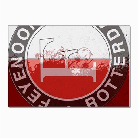 Feyenoord Rotterdam football club FC Logo Postcard 4 x 6  (Pkg of 10) from ArtsNow.com Front