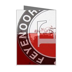 Feyenoord Rotterdam football club FC Logo Mini Greeting Card from ArtsNow.com Right